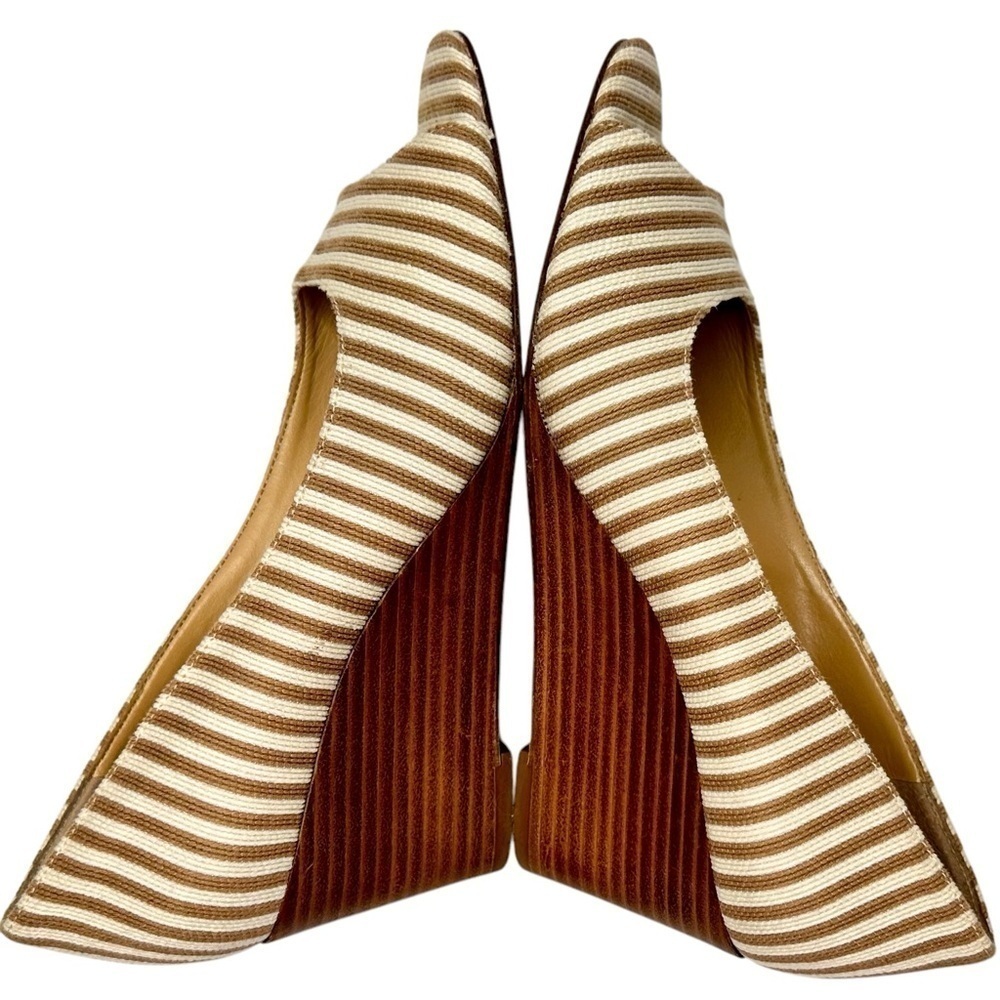 Talbots Royce Peep Toe Wedges Size 7M - Picture 5 of 9